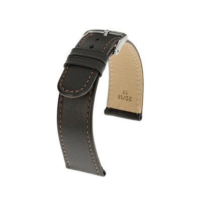 Uhrenarmband in Mokka, Rindsleder, Klassisch von RIOS1931 - 5 Breiten