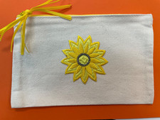 Canvas Pouch Good For Pens/Pencils /Make-Up/Gift Cards with Zipper