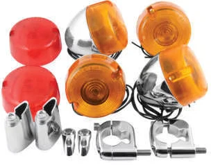 Kit Completo de Luces Marcadoras Chris Products - Doble Filamento Motocicleta Bicicleta de Calle Foto 3 de 4