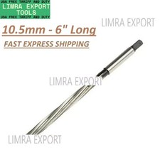 HSS Valve Stem Guide Reamers Spiral Fixed 6" inch Extra Long 10.5 mm
