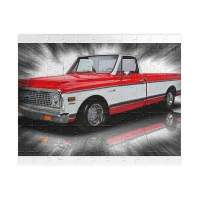 1972 Chevrolet C10 Cheyenne Super Pickup Truck License Vanity Plate