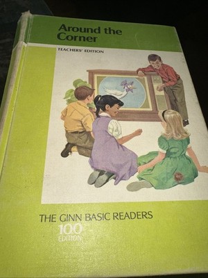 Vtg The Ginn Basic Readers- Around The Corner Teacher Edition 1964
