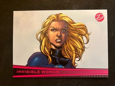 Invisible Woman 2011 Marvel Dangerous Divas Women Rittenhouse Card #58
