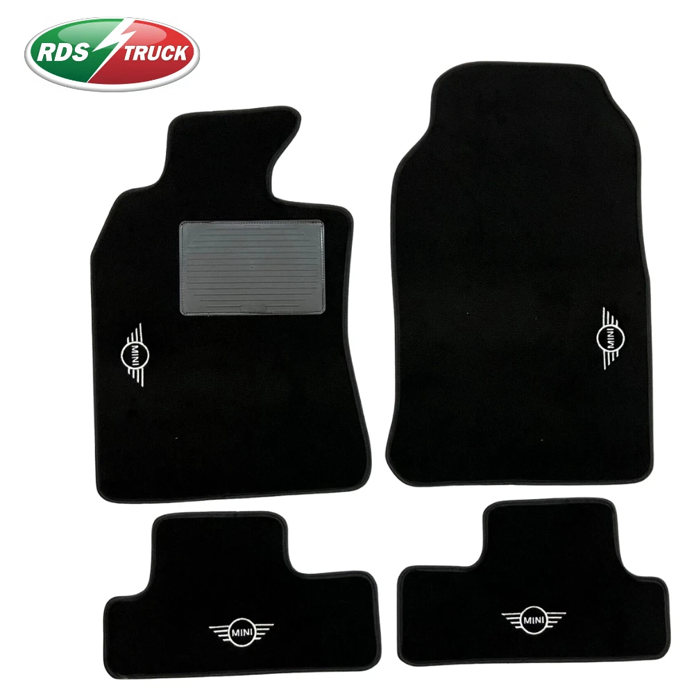 Tappetini Auto In Velluto Su Misura Per Mini Cooper 2006-2010 – Set Da 4 Pezzi – J&J Automotive