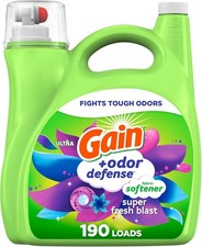 Gain Odor Defense Liquid Fabric Softener Super Fresh Blast 140 Fl Oz 0.13 per gallon