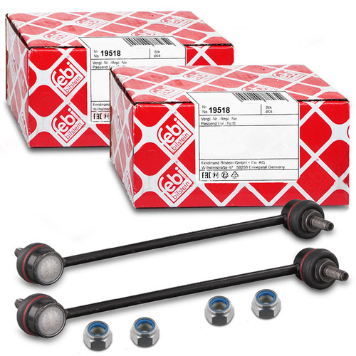 2X Febi Bilstein Koppelstange Vorne Skoda Fabia 1 Seat Ibiza 4 VW Polo 5 Audi A1-image