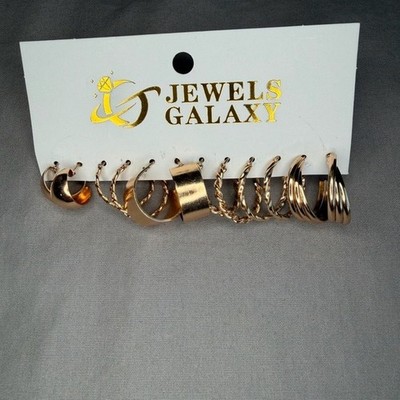 Galaxy By Harvic Gold Ohrring Set