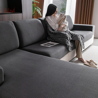 Ohsio Stretch Sofa Sitzkissenbezug - Rutschfester Sofa ÜBerzug, Waschbarer Sofab