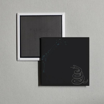 Metallica - Metallica (Black Album) Album Cover Locker Fridge Magnet