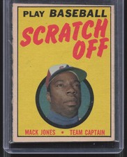 1970 Topps #NNO Mack Jones Scratch-Offs