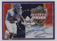 2022 Leaf Metal Draft State Pride Purple Wave 3/20 Jerrion Ealy Auto 0u66