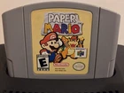 *FULLY PICTURED* Paper Mario (Nintendo 64, 2001) *Authentic, Tested, See Pics*