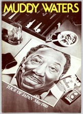 MUDDY WATERS – rare vintage original 1980 Japanese concert tour program
