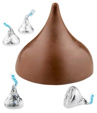 Hershey's GIANT KISSES Milk Chocolate Candy Solid 7 Oz/200g - BEst Before 06.26!