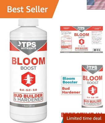 Thick and Dense Blooms Achieved with Bloom Bud Builder Plant Nutrient 1 Quart