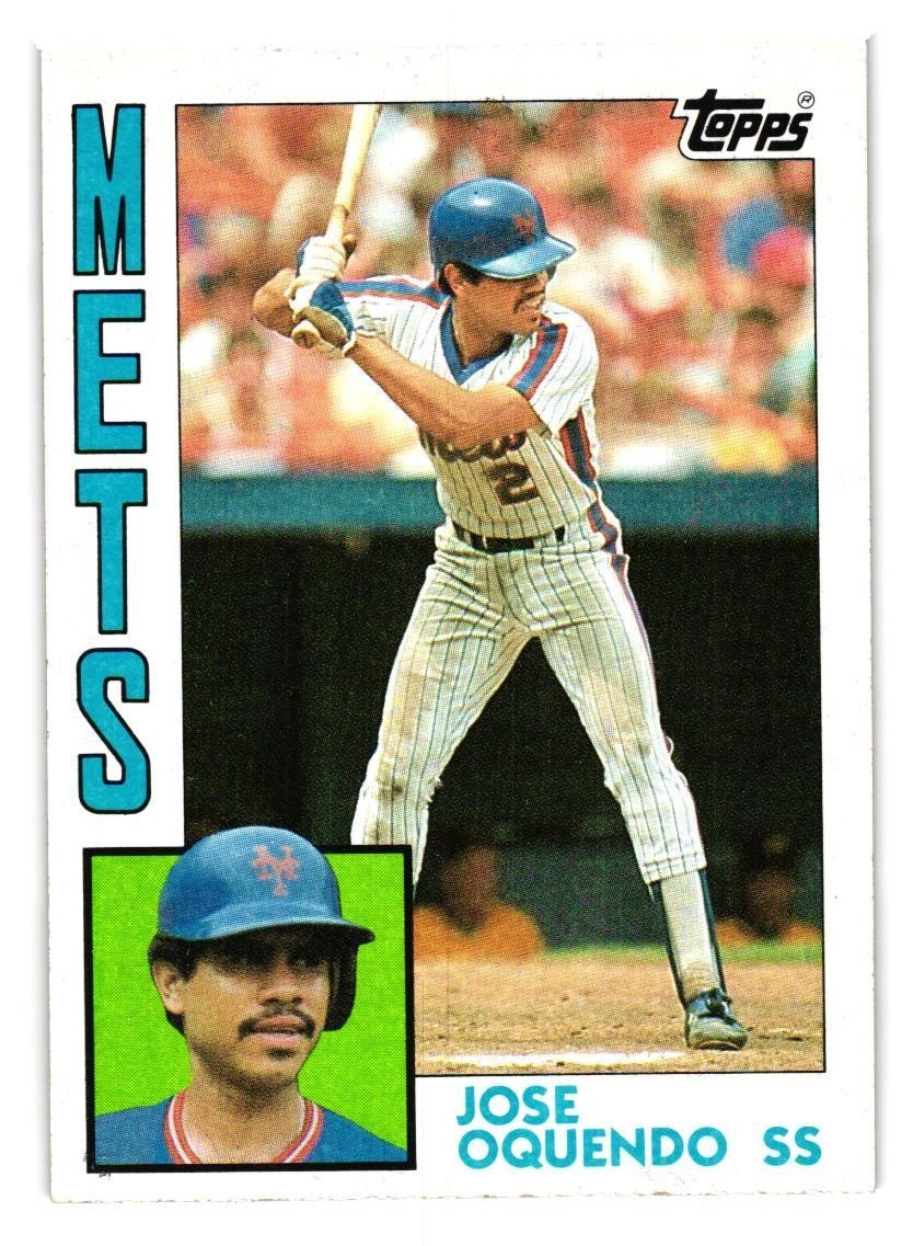 1984 Topps - #208 Jose Oquendo