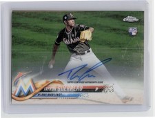 2018 Topps Chrome Tayron Guerrero AU #RA-TG Marlins Rookie Autographs