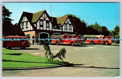 R817178 B C Victoria Oak Bay Fire Hall Stan V Wright Agency Press W J L Gibbons