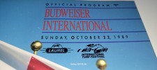 Pat DAY SIGNED BUDWISER INTERNATIONAL PROGRAM Hall of Fame Jockey Horse Racing