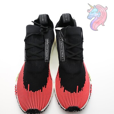 Adidas Originals NMD Racer Primeknit Solar Red Black BD7728  display picture 2