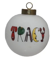 Vintage 1981 Lynn A. Morris Ornament TRACY