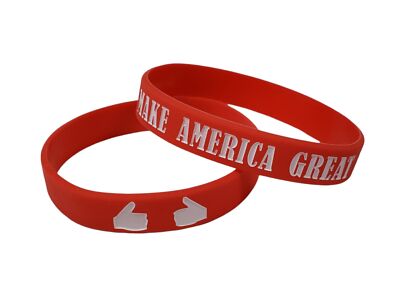 Make America Great Again Bracelet Donald Trump Thumbs Up Red
