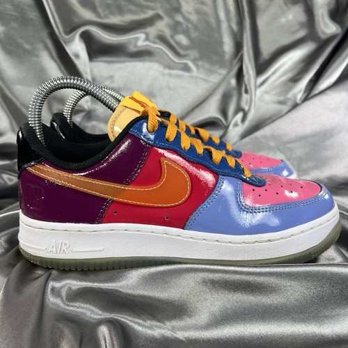 Nike Undefeated x Air Force 1 Low Total Orange Men 5 / Women 7 US (DV5255-400) - Picture 3 of 15