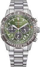 Orologio Citizen Navihawk Acciaio Uomo Eco-Drive Promaster Verde Crono _CA4664-6