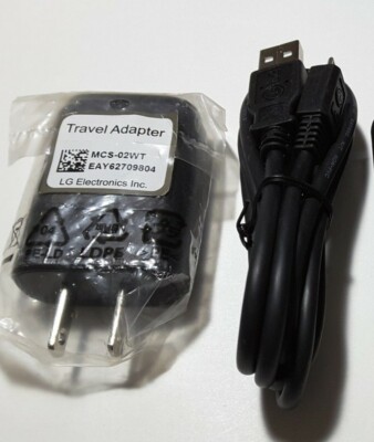  OEM CHARGER WALL TRAVEL AC POWER ADAPTER USB CABLE for LG SMARTPHONES