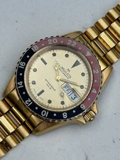 Mulco Diver 482 253 Plated Mens Original Preserved Automatic Working