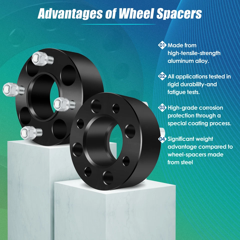 4PC 2" Hubcentric Wheel Spacers 4x110 for Yamaha Rhino 450 Honda Foreman ATV - Image 4 of 4