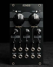Mutable Instruments Rings Black/Gold Eurorack Synthesizer Resonator Module