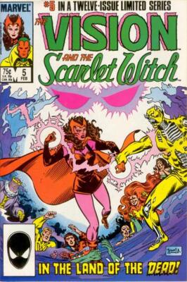VISION AND THE SCARLET WITCH (Vol. 2) #5 F/VF, Direct Marvel 1986 Stock ...