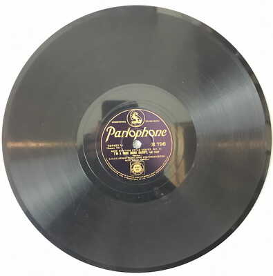 Louis Armstrong I'm a Ding Dong Daddy / Bye, Bye, Blues R796 Parlophone
