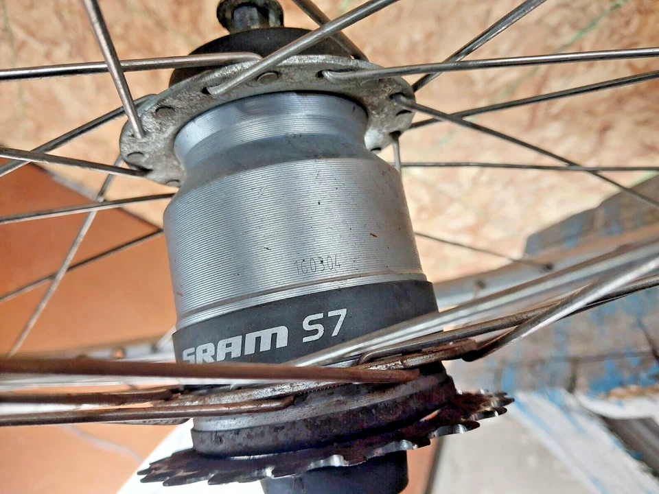 Rigida ZAC SRAM S7 Rear 700c Cruiser Rear Wheel 7 Speed Internal Hub USA Shipper - Image 3 of 4