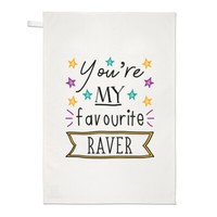You're My Favorit Raver Stars Geschirrtuch SpüLlappen Best Tanzende Club Rave
