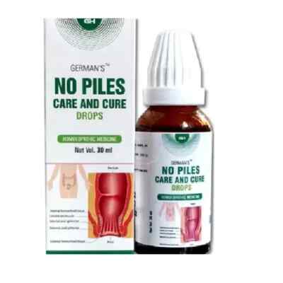 German Homeo Care & Cure No Piles Drops (30ml) - (pack of 2)