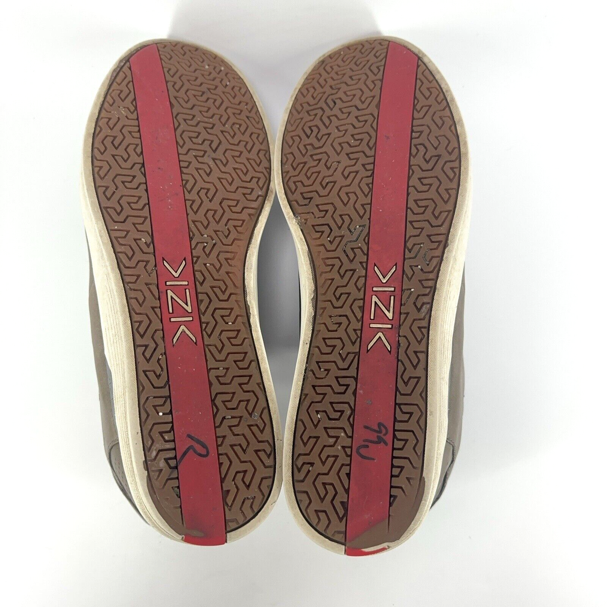 Kizik KZK New York Taupe Gray Hands Free Slip On Leather  display picture 1