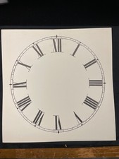 9 INCH - PAPER CLOCK DIAL - ROMAN NUMERALS