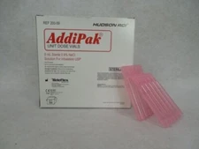 Addipak Sterile Saline Solution 0.9% 5ML (Box Of 100) FREE USA SHIPPING !!!!