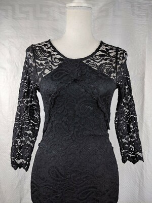 intermix lace dress Intermix Gilber Gilmore Open Back Lace Dress XS NWT