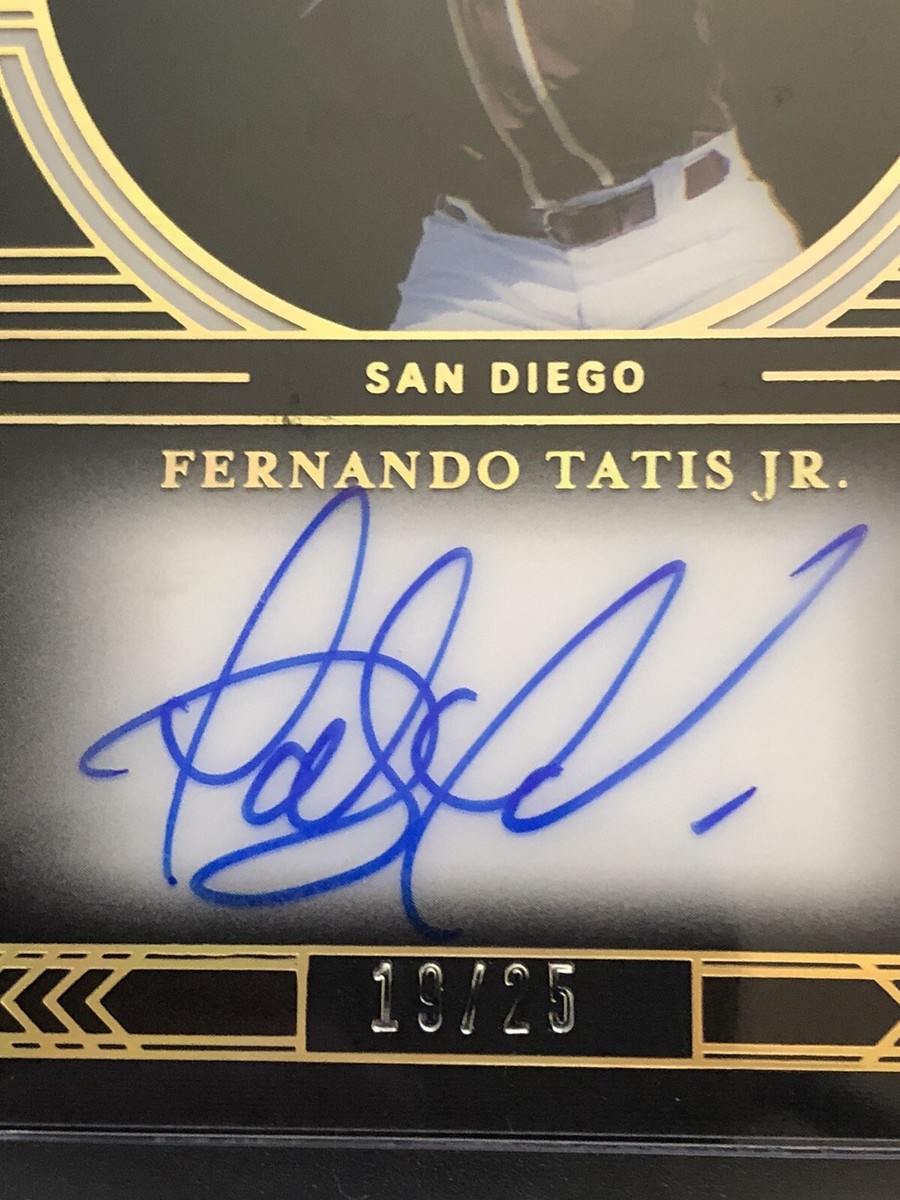 Fernando Tatis Jr. サイン入りオートグラフカード 25/25（2001 UPPER 