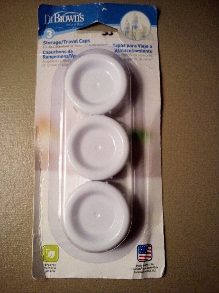 Brown's Natural Flow Standard Storage Replacement Travel Caps