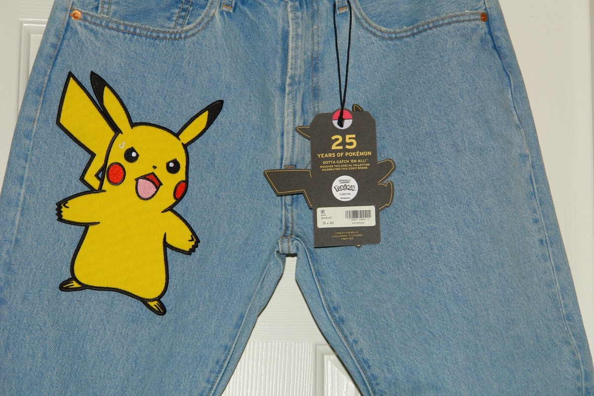 Pokemon Collection Jean Levis Pokemon NWT LEVIS X POKEMON 551Z