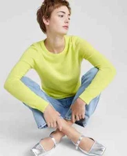 [Charter Club] 100% Cashmere Women's Long-Sleeve Crewneck Sweater - M - 2024