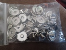 50 Piece SNAP BUTTON AND RING 16MM pack