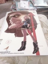 Green Arrow #47B, Kaare Andrews Black Canary Variant, NM, 2018, DC Comics