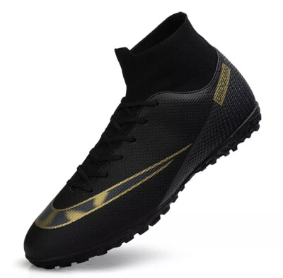 Botines Para Deportes Soccer de Hombre Niños Tenis Tobillo Alto Terreno Exterior