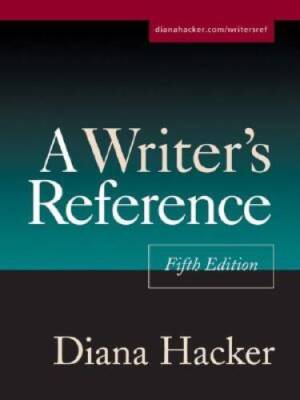 A Writer's Reference, Fifth Edition - Plastic Comb By Diana Hacker - VERY GOOD
