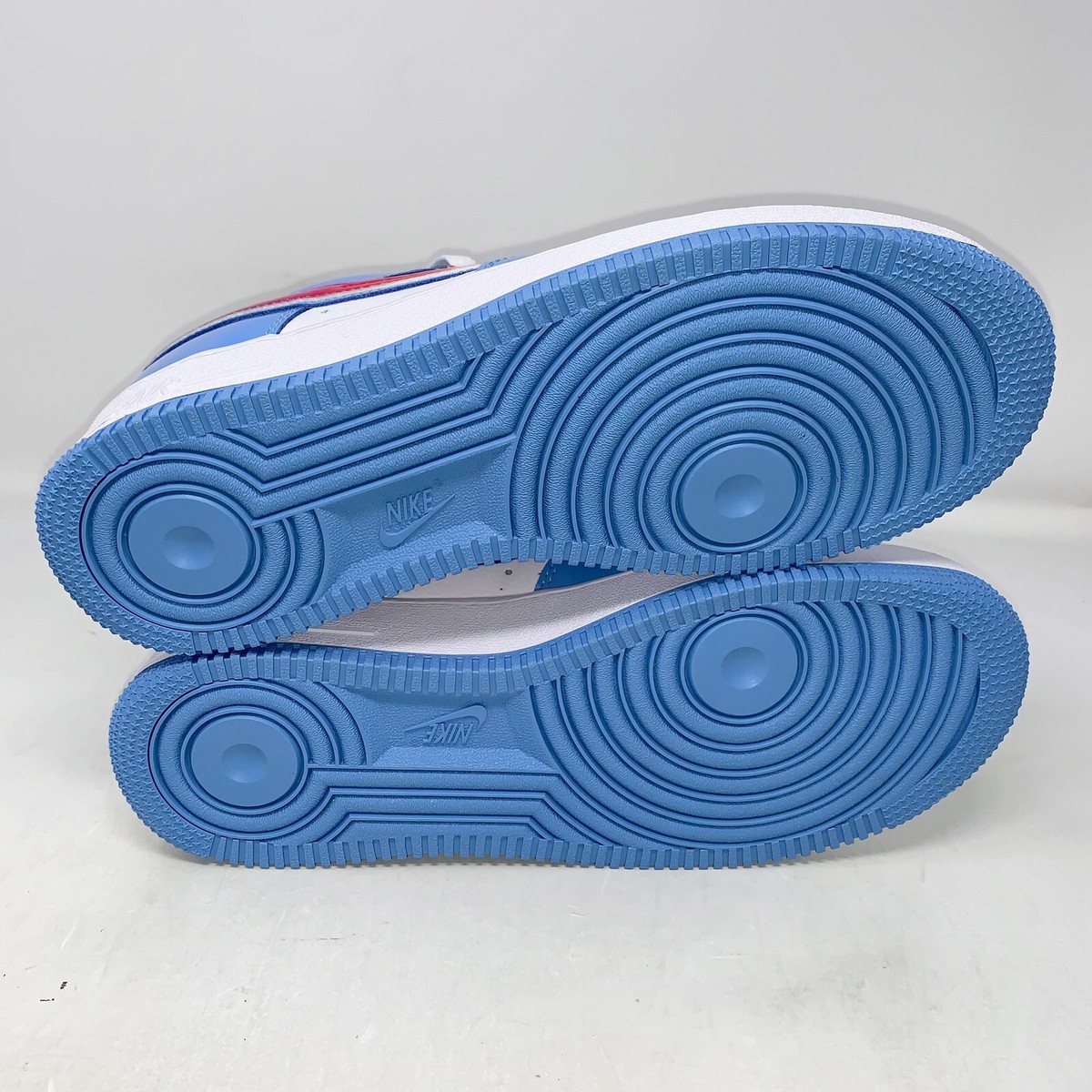 Nike Air Force 1 UNC University Blue Patent Leather Sneakers 